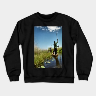 Mokoro Safari, Okavango Delta, Botswana Crewneck Sweatshirt